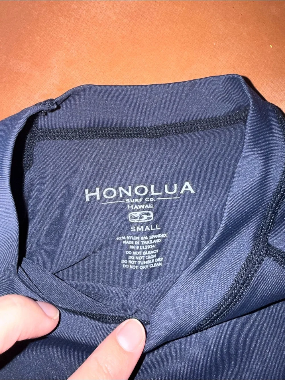 Honolua Men's Short-Sleeve Navy‎ Rash Guard